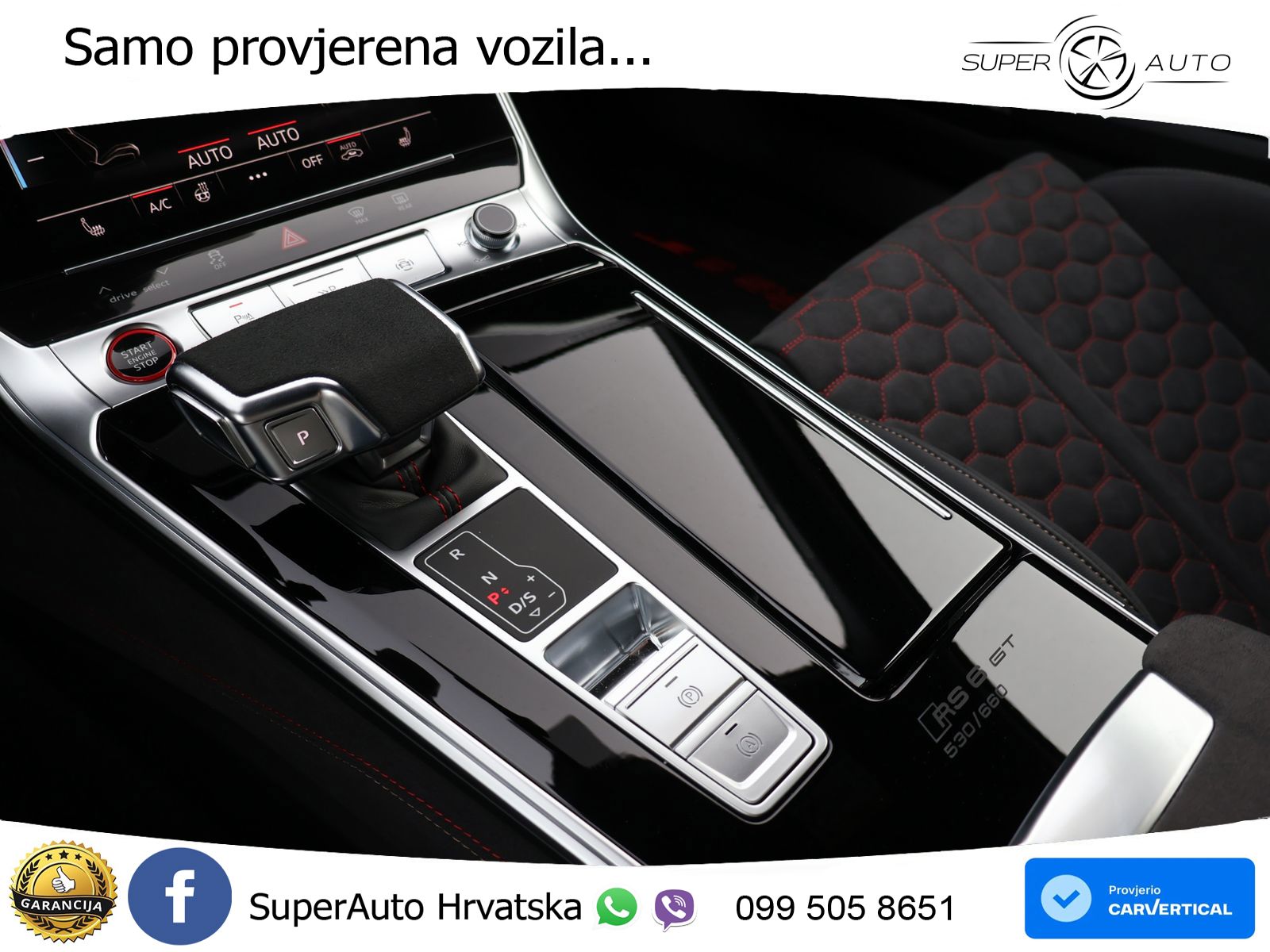Audi RS6 Avant GT 4.0 TFSI V8 (630 KS) quattro tiptronic LED+GR SJED+ACC