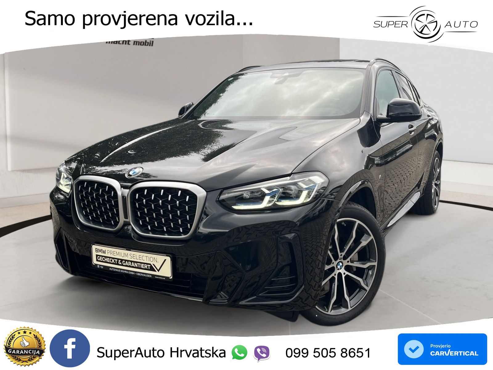 BMW X4 30d (286 KS) xDrive Steptronic M Sport LED+GR SJED+ACC