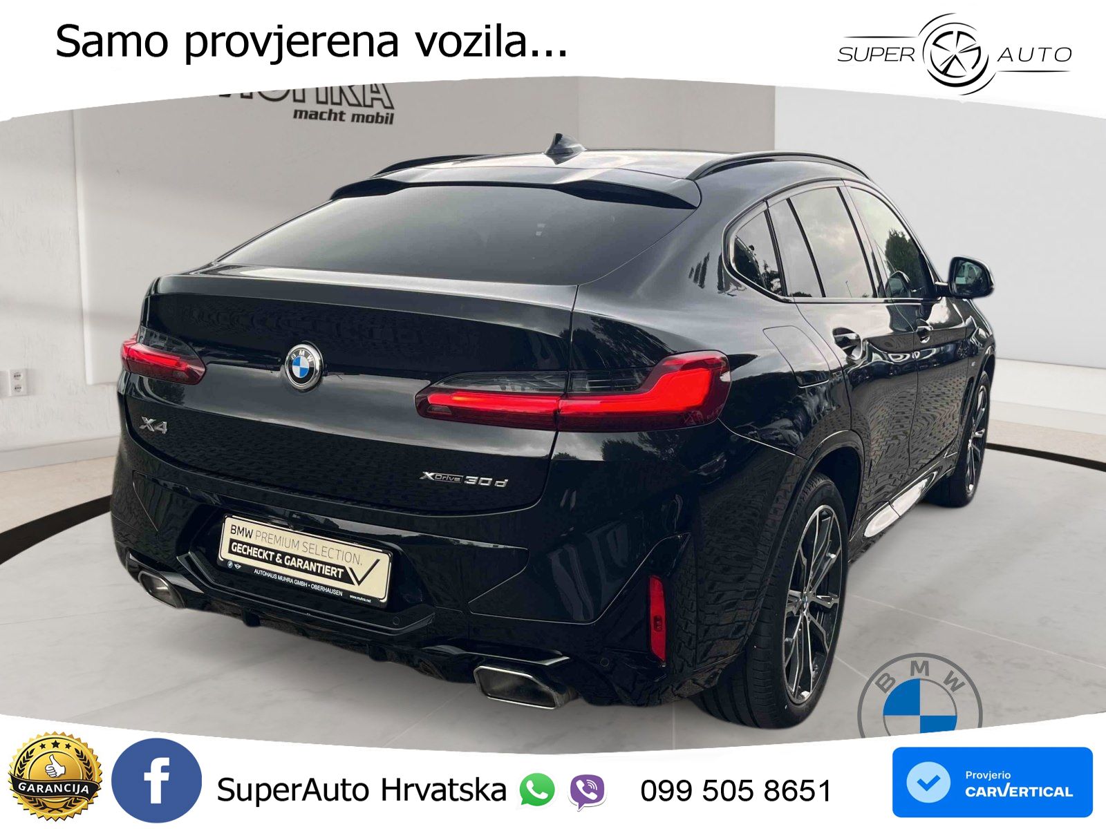 BMW X4 30d (286 KS) xDrive Steptronic M Sport LED+GR SJED+ACC