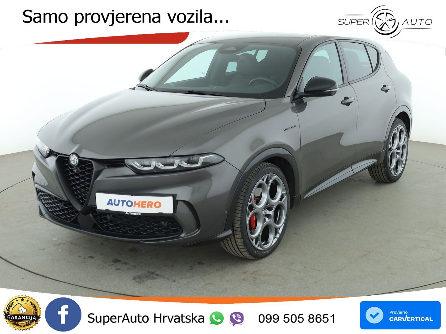 Alfa Romeo Tonale 1.5 VGT (160 KS) 48V-Hybrid TCT LED+GR SJED+ACC