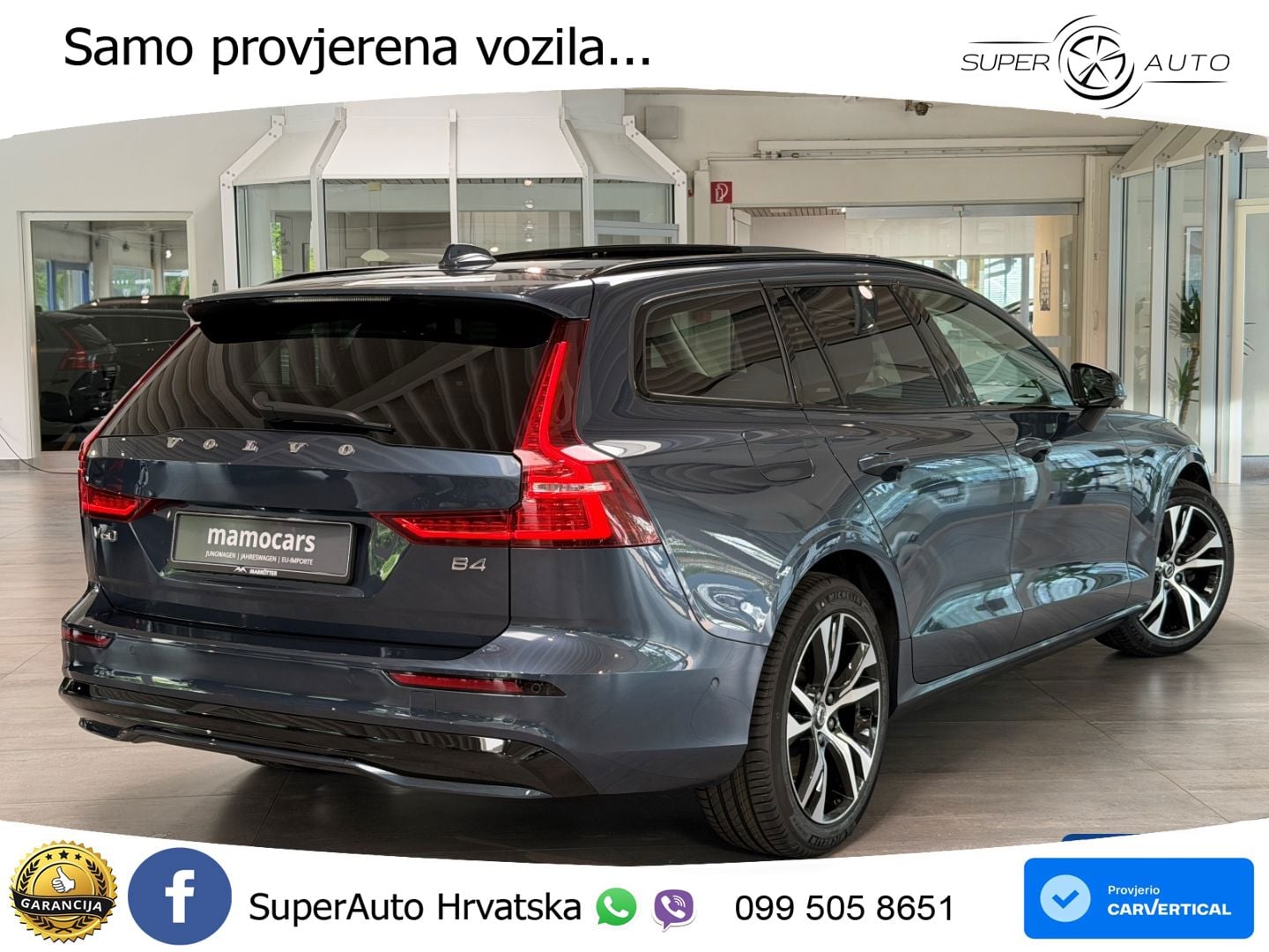Volvo V60 2.0 B4 Benzin DCT ACC+HEAD+4xGR SJED+360+PANO