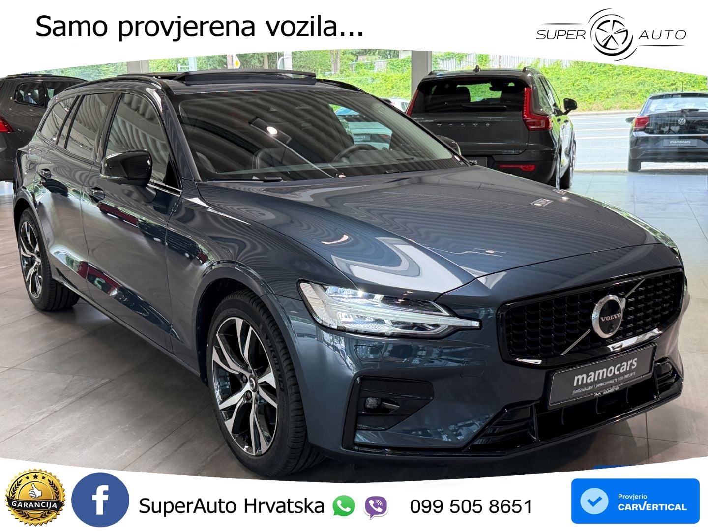Volvo V60 2.0 B4 Benzin DCT ACC+HEAD+4xGR SJED+360+PANO