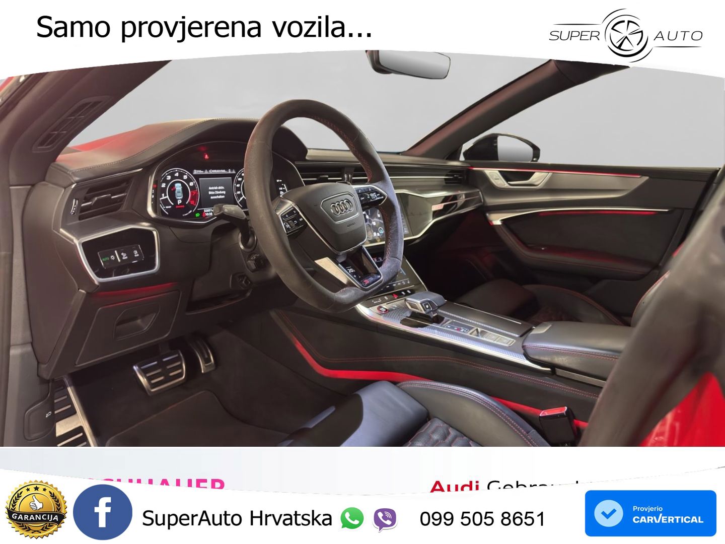 Audi RS7 4.0 TFSI V8 (600 KS) quattro tiptronic MATRIX+GR SJED+KAM