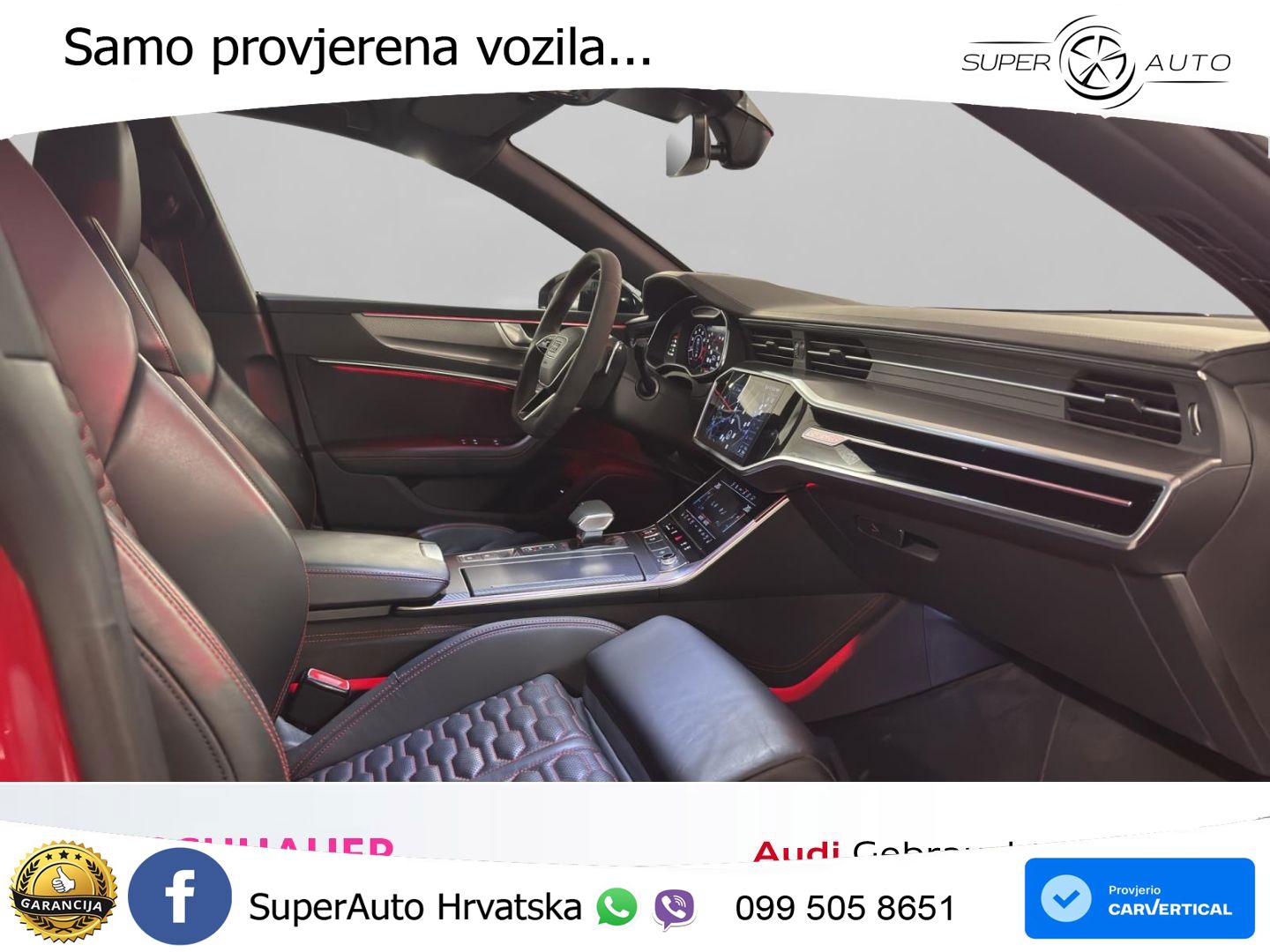 Audi RS7 4.0 TFSI V8 (600 KS) quattro tiptronic MATRIX+GR SJED+KAM