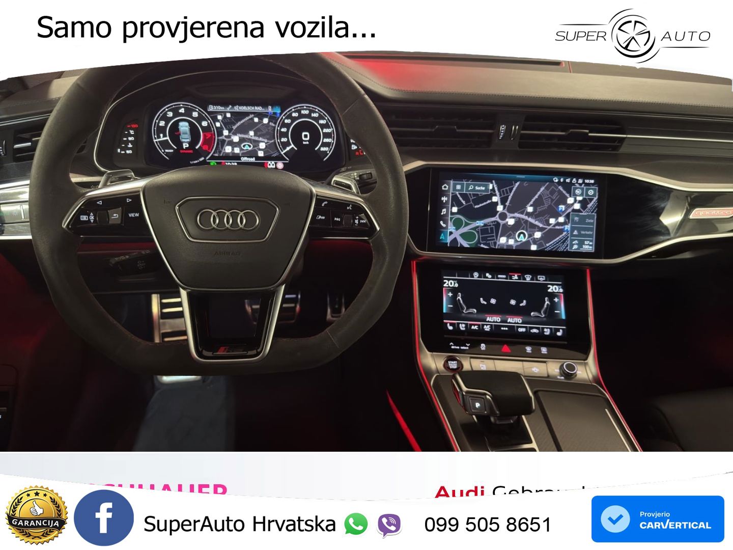 Audi RS7 4.0 TFSI V8 (600 KS) quattro tiptronic MATRIX+GR SJED+KAM