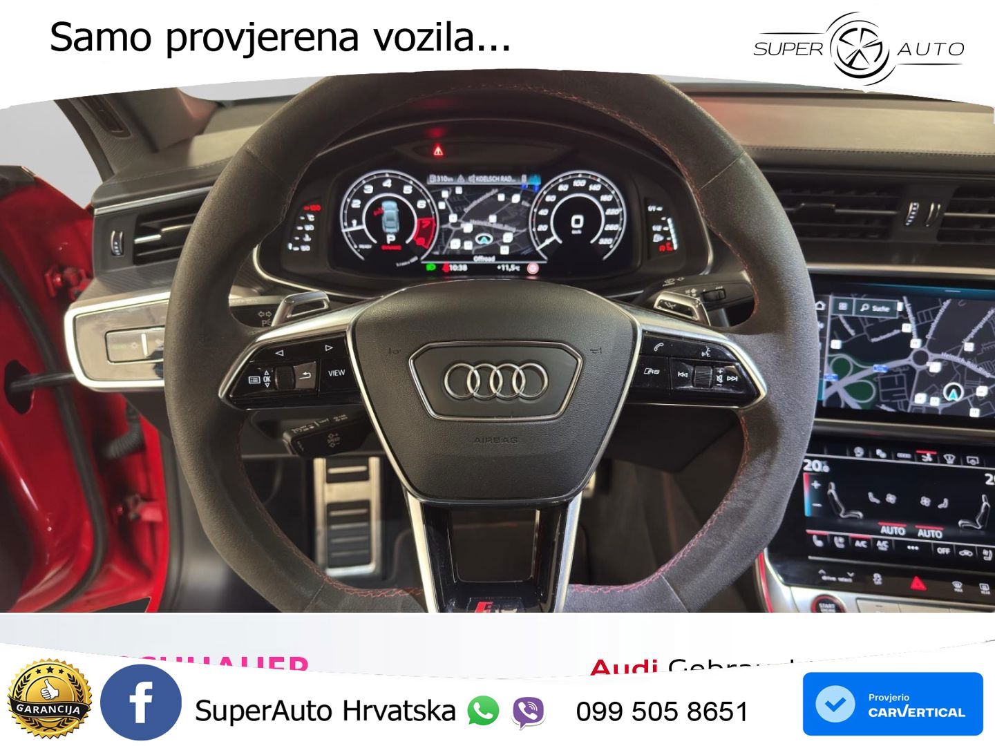 Audi RS7 4.0 TFSI V8 (600 KS) quattro tiptronic MATRIX+GR SJED+KAM