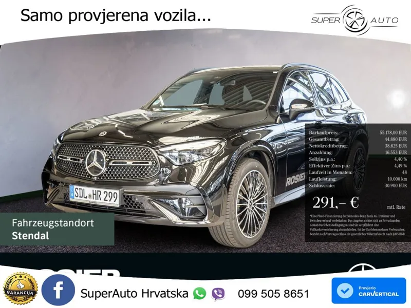 Mercedes GLC 220d (197 KS) 4MATIC 9G-TRONIC AMG LED+GR SJED+ACC