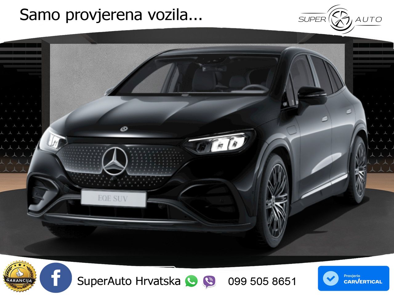 Mercedes EQE SUV 300 100 kWh (265 KS) AMG LED+GR SJED+ACC