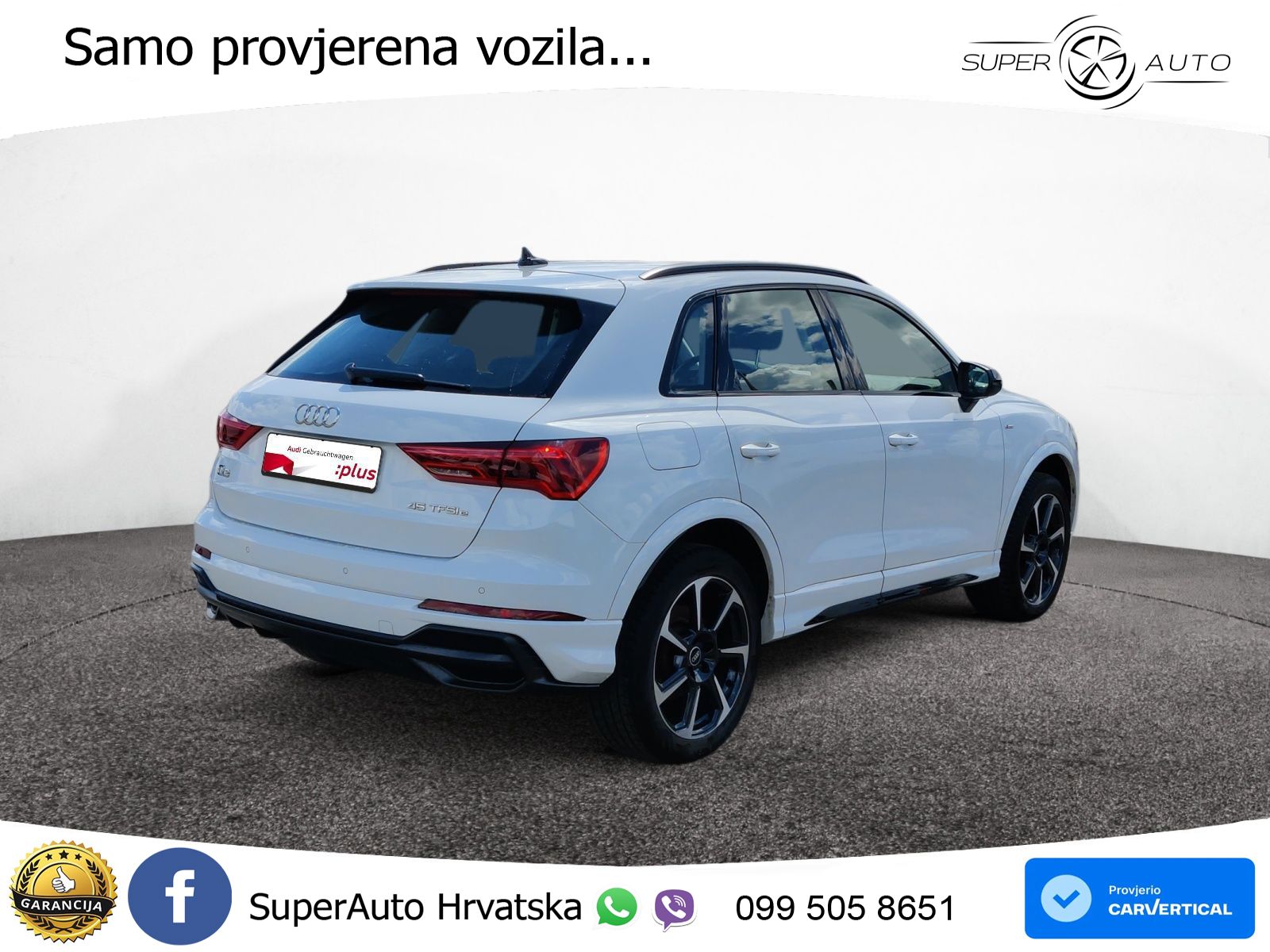 Audi Q3 45 TFSIe (245 KS) S tronic S line LED+GR SJED+ACC