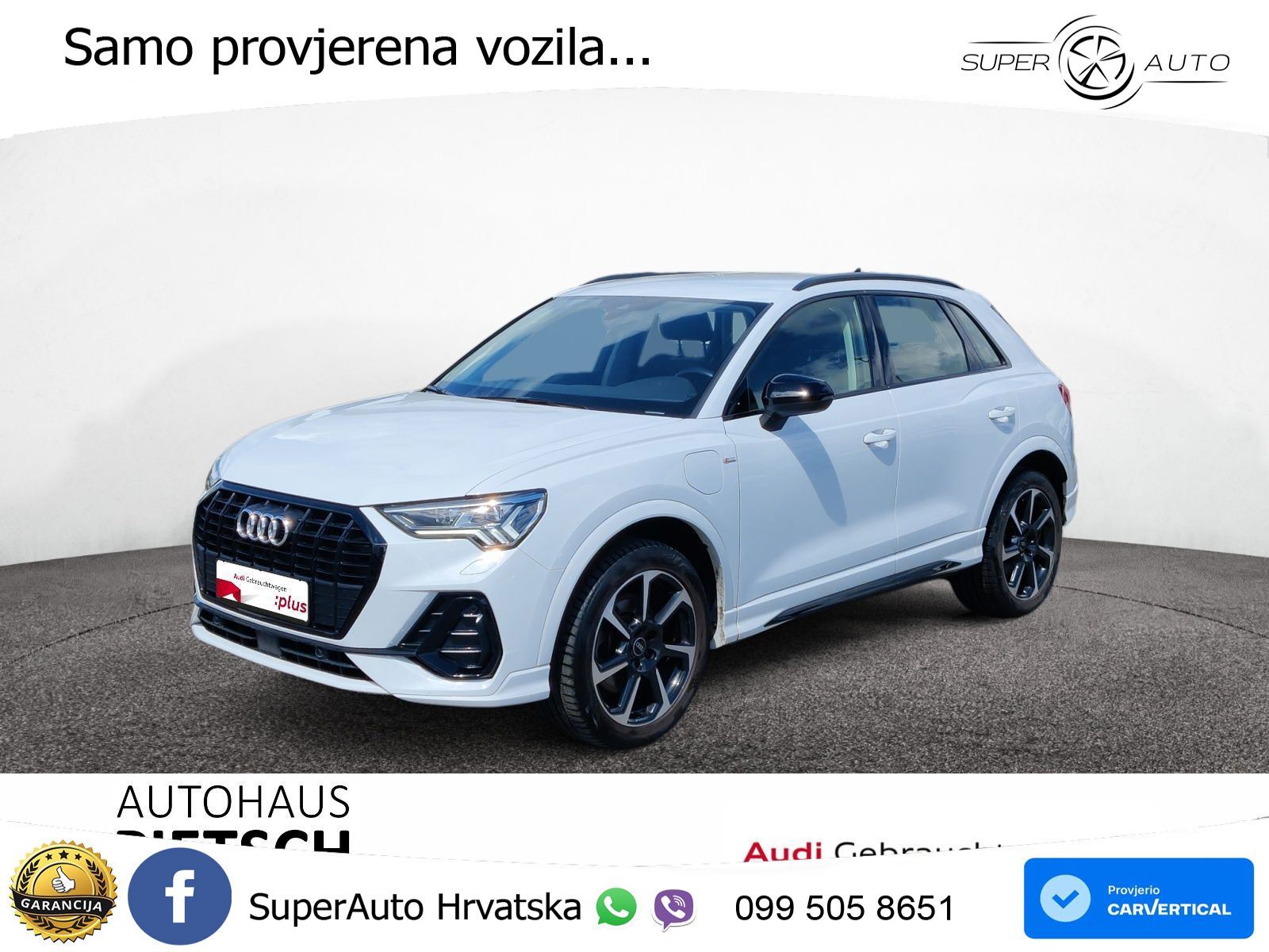 Audi Q3 45 TFSIe (245 KS) S tronic S line LED+GR SJED+ACC