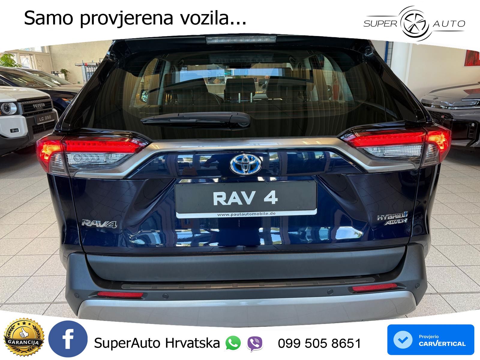 Toyota RAV4 2.5 (222 KS) Hybrid AWD-i eCVT LED+GR SJED+ACC
