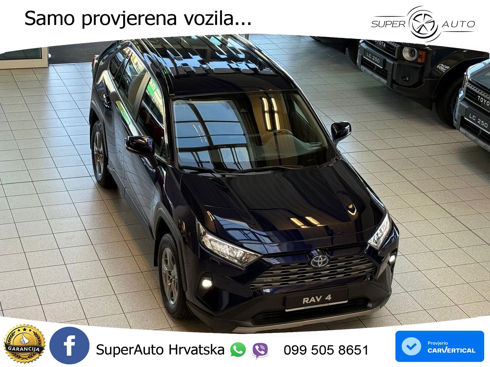 Toyota RAV4 2.5 (222 KS) Hybrid AWD-i eCVT LED+GR SJED+ACC