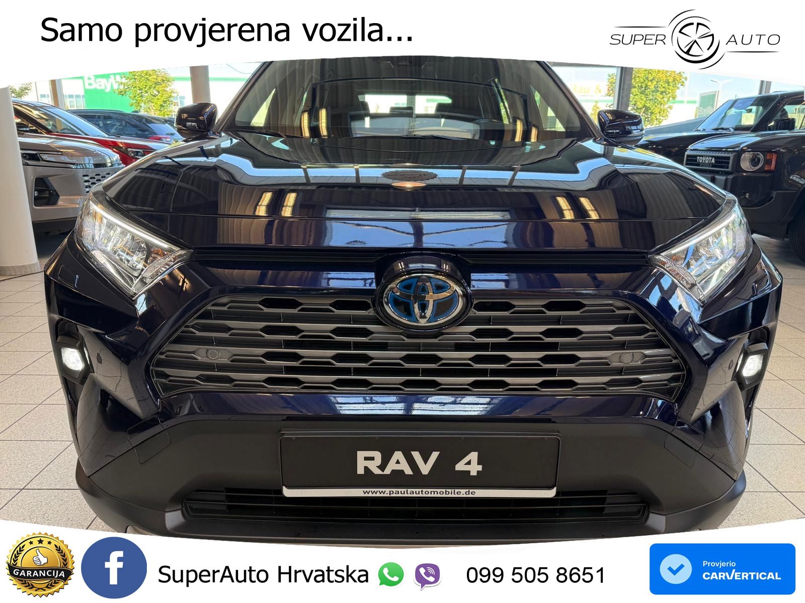 Toyota RAV4 2.5 (222 KS) Hybrid AWD-i eCVT LED+GR SJED+ACC