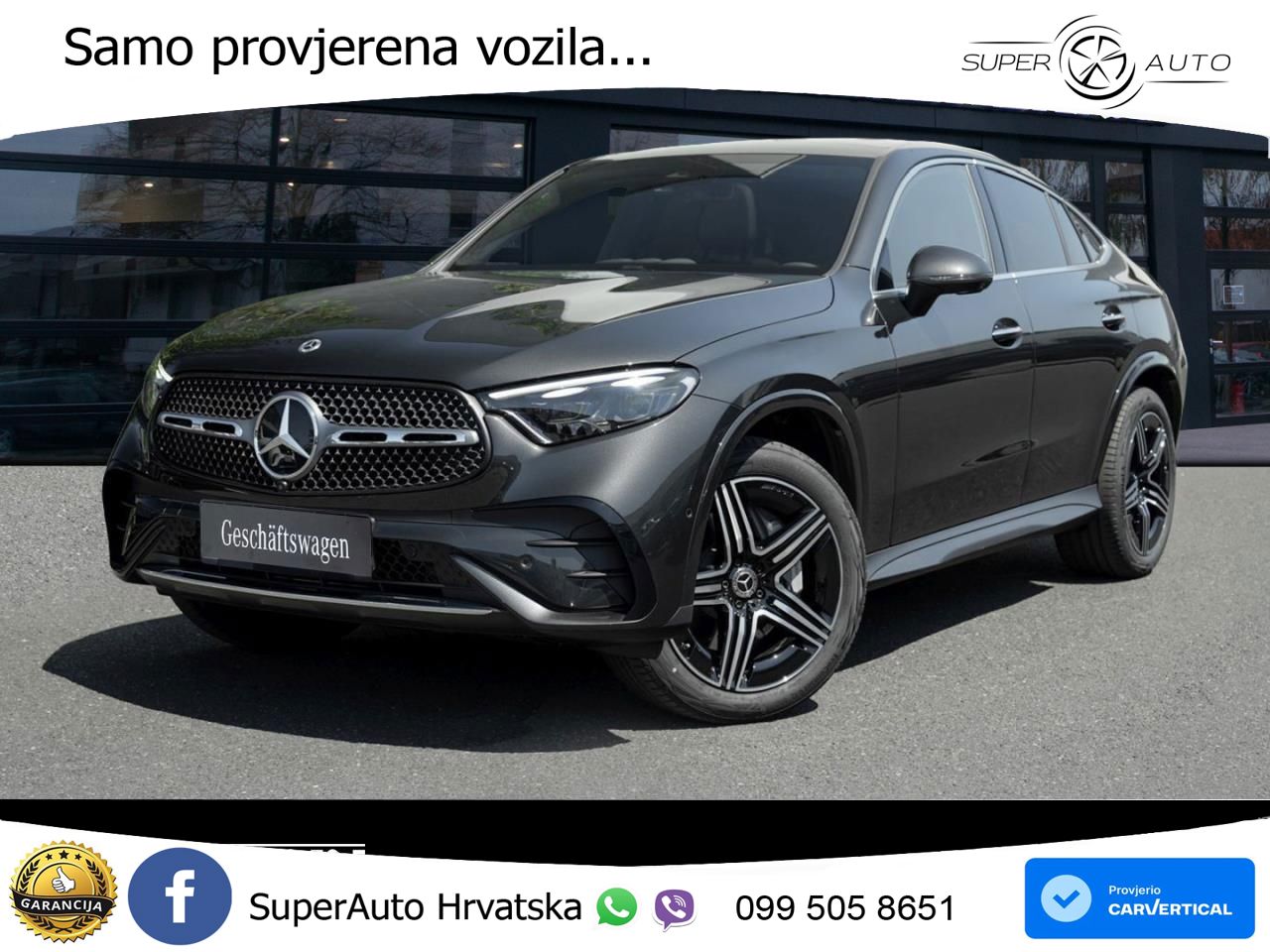 Mercedes GLC Coupe 220d (197 KS) 4MATIC 9G-TRONIC AMG ACC+GR SJED+360+PANO
