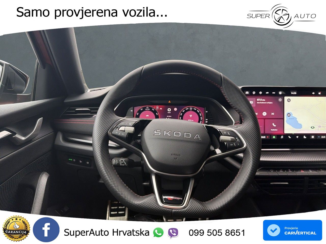 Škoda Octavia Combi RS 2.0 TSI (265 KS) DSG MATRIX+GR SJED+KAM