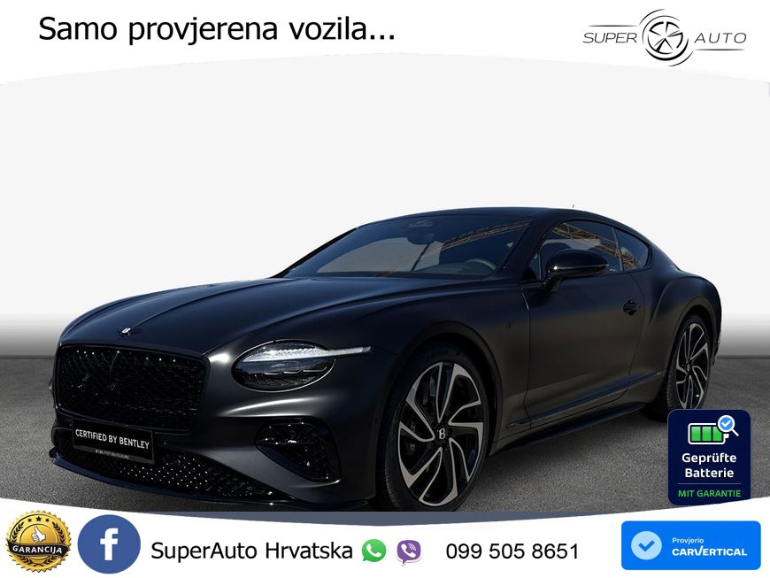 Bentley Continental GT IV 4.0 V8 TFSi (680 KS) AWD DCT LED+GR SJED+ACC