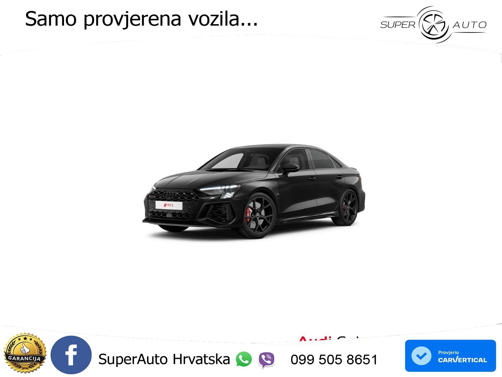 Audi RS3 Sedan 2.5 TFSI (400 KS) quattro S tronic MATRIX+GR SJED+KAM