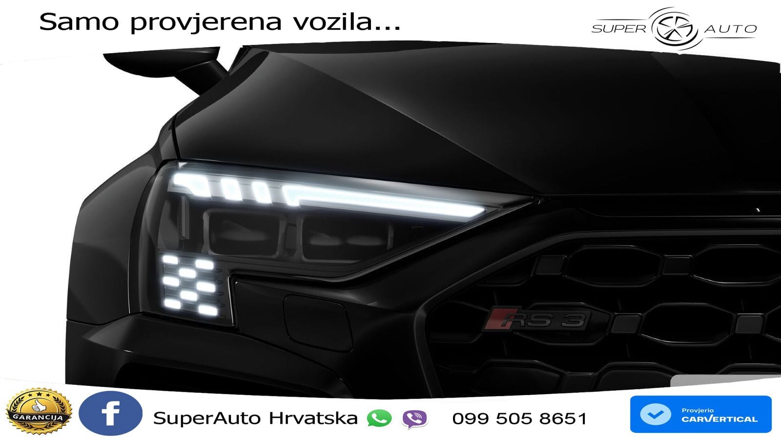 Audi RS3 Sedan 2.5 TFSI (400 KS) quattro S tronic MATRIX+GR SJED+KAM
