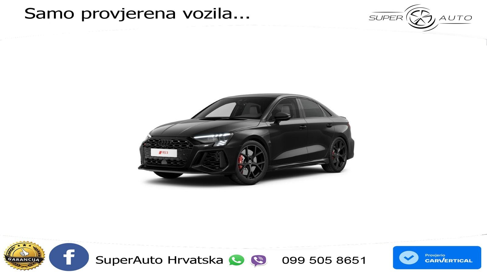 Audi RS3 Sedan 2.5 TFSI (400 KS) quattro S tronic MATRIX+GR SJED+KAM