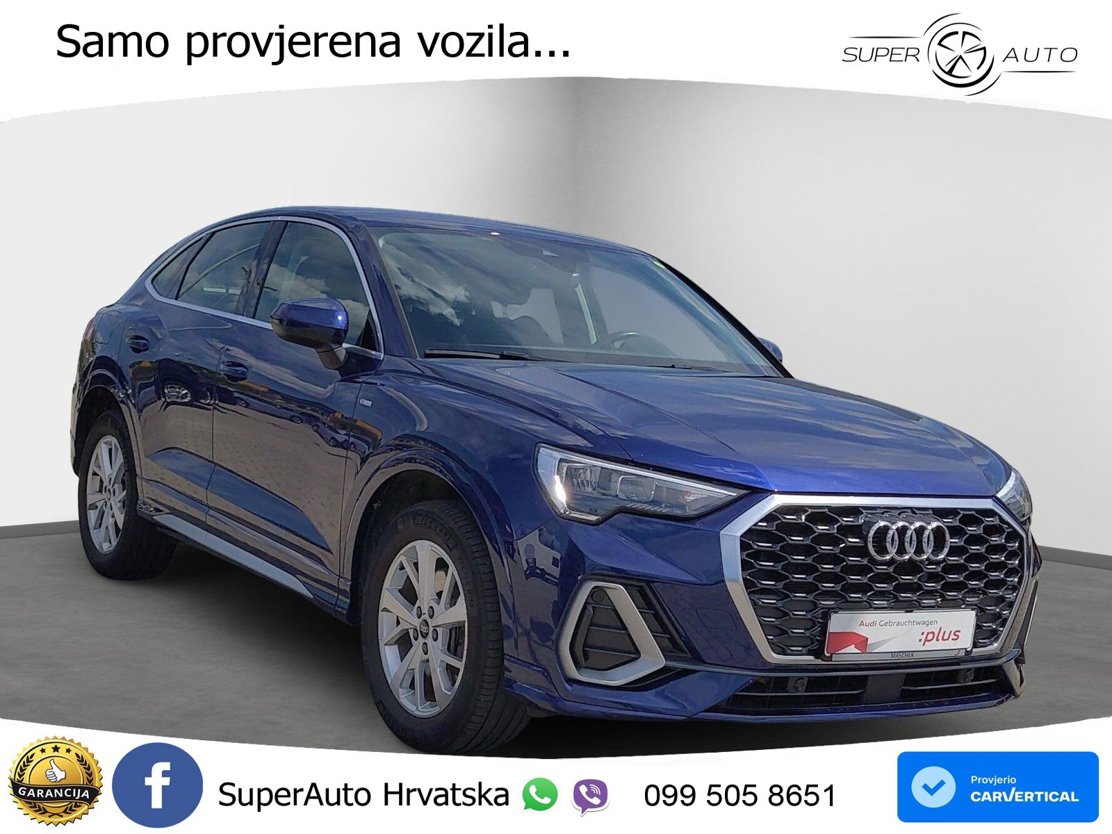 Audi Q3 Sportback 45 TFSIe (245 KS) S tronic S line