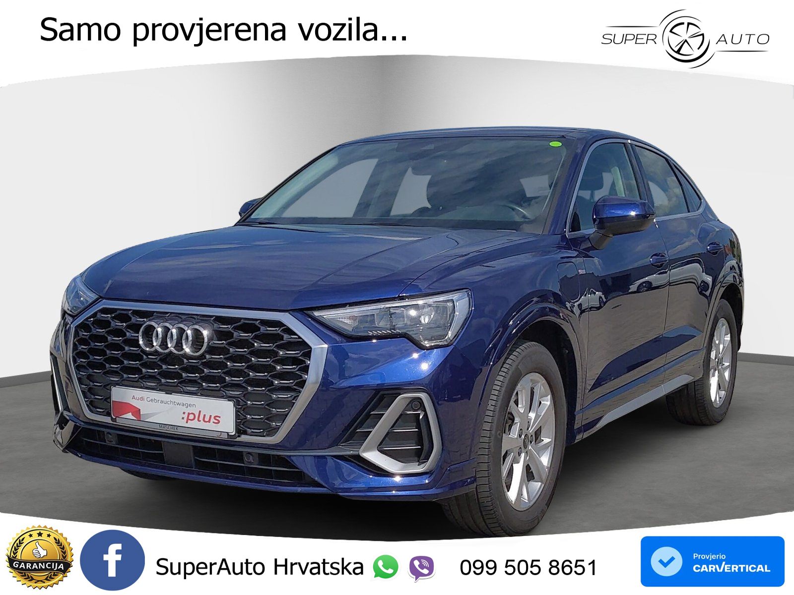 Audi Q3 Sportback 45 TFSIe (245 KS) S tronic S line