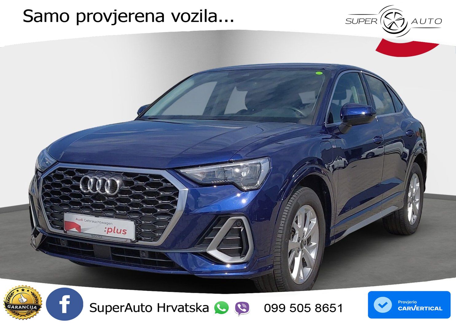 Audi Q3 Sportback 45 TFSIe (245 KS) S tronic S line