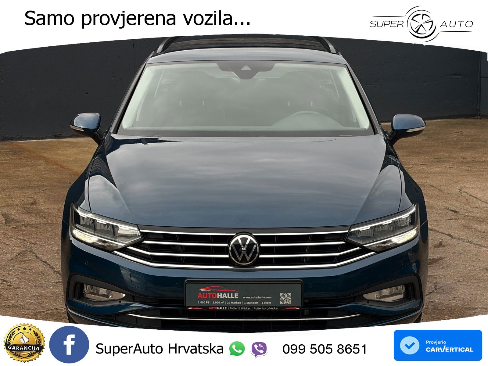 Volkswagen Passat Variant 2.0 TSI (190 KS) DSG LED+GR SJED+ACC