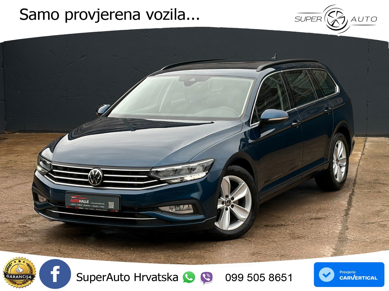 Volkswagen Passat Variant 2.0 TSI (190 KS) DSG LED+GR SJED+ACC
