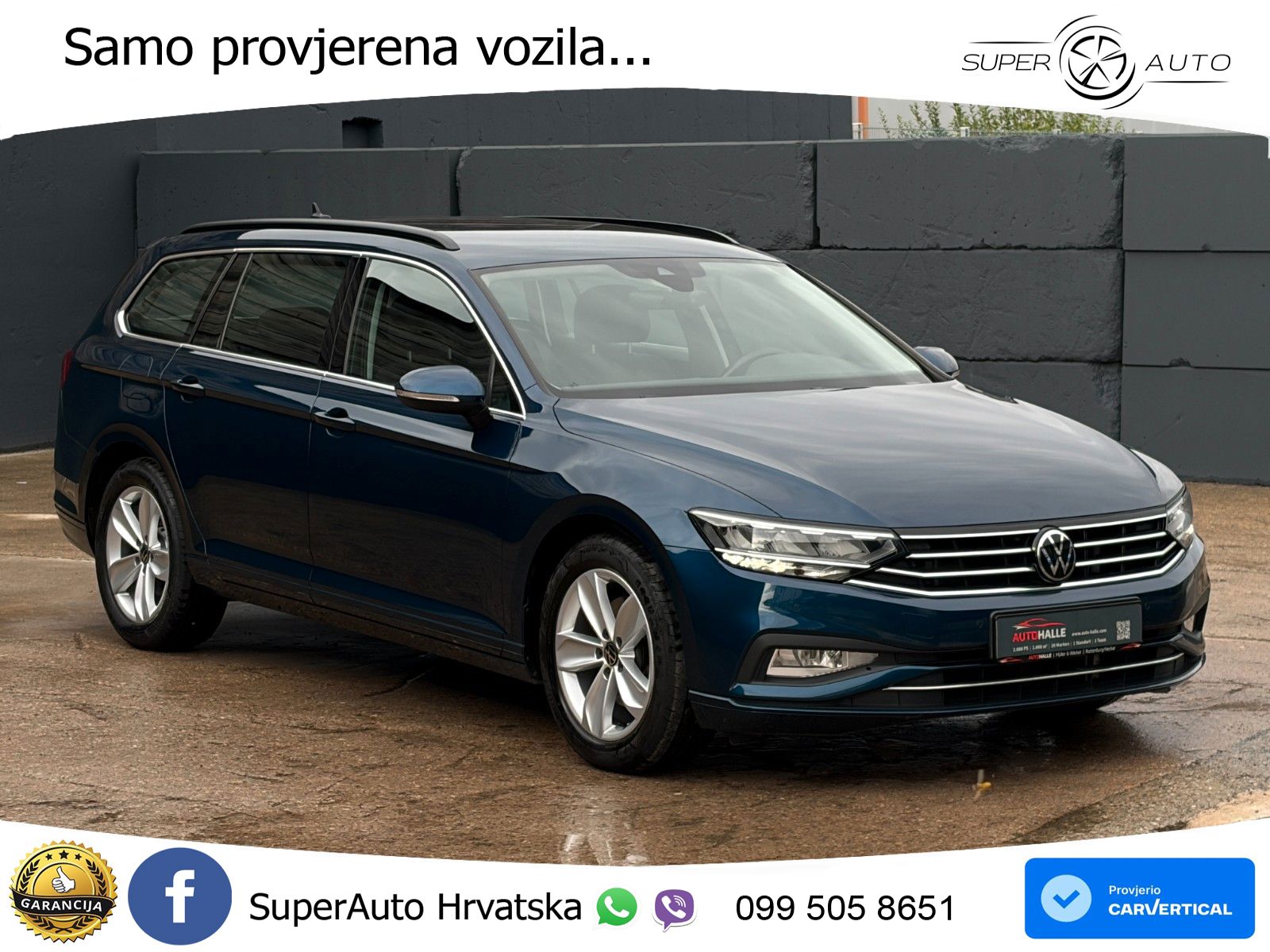 Volkswagen Passat Variant 2.0 TSI (190 KS) DSG LED+GR SJED+ACC