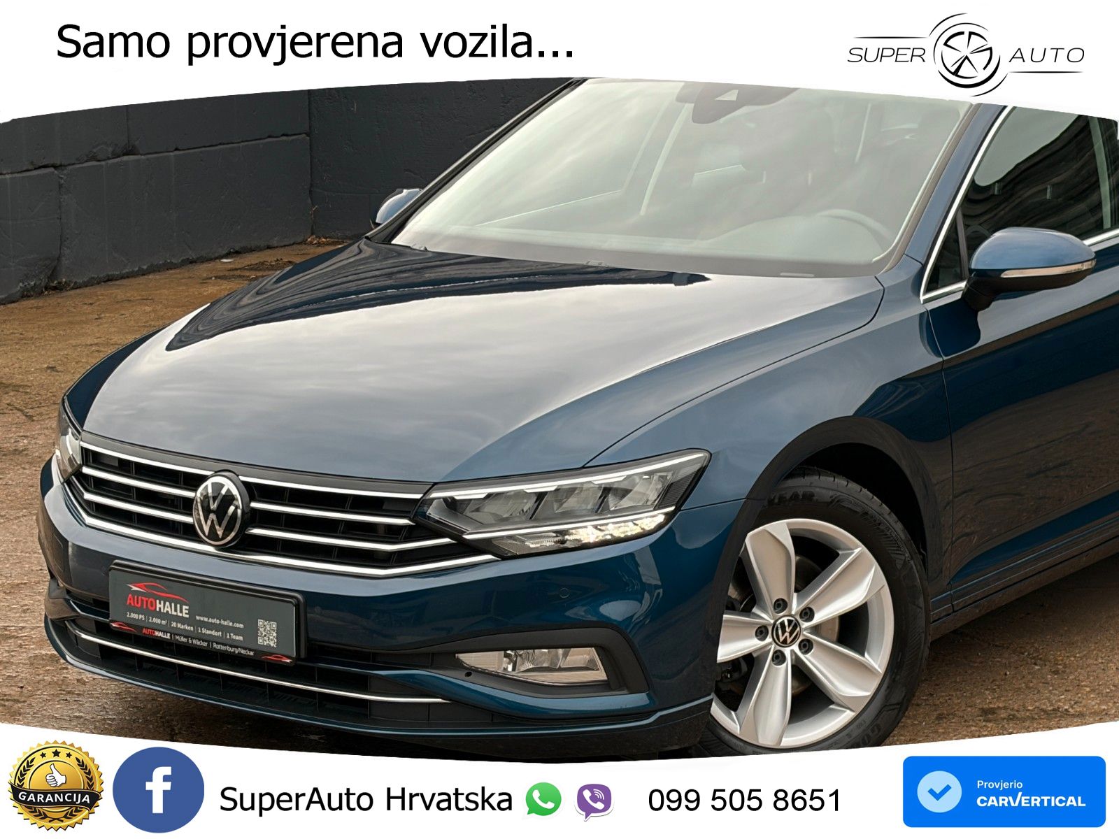 Volkswagen Passat Variant 2.0 TSI (190 KS) DSG LED+GR SJED+ACC