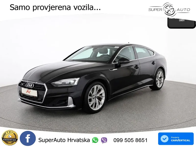 Audi A5 Sportback  40 TFSI (204 KS) quattro S tronic S line LED+GR SJED+ACC