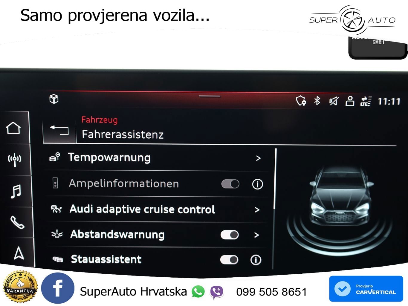 Audi A5 Sportback  40 TFSI (204 KS) quattro S tronic S line LED+GR SJED+ACC