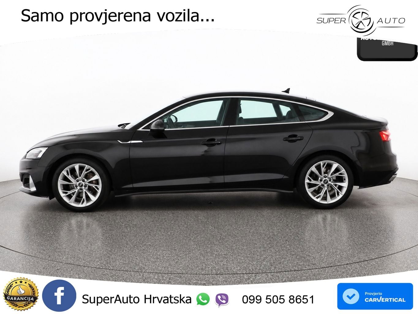 Audi A5 Sportback  40 TFSI (204 KS) quattro S tronic S line LED+GR SJED+ACC