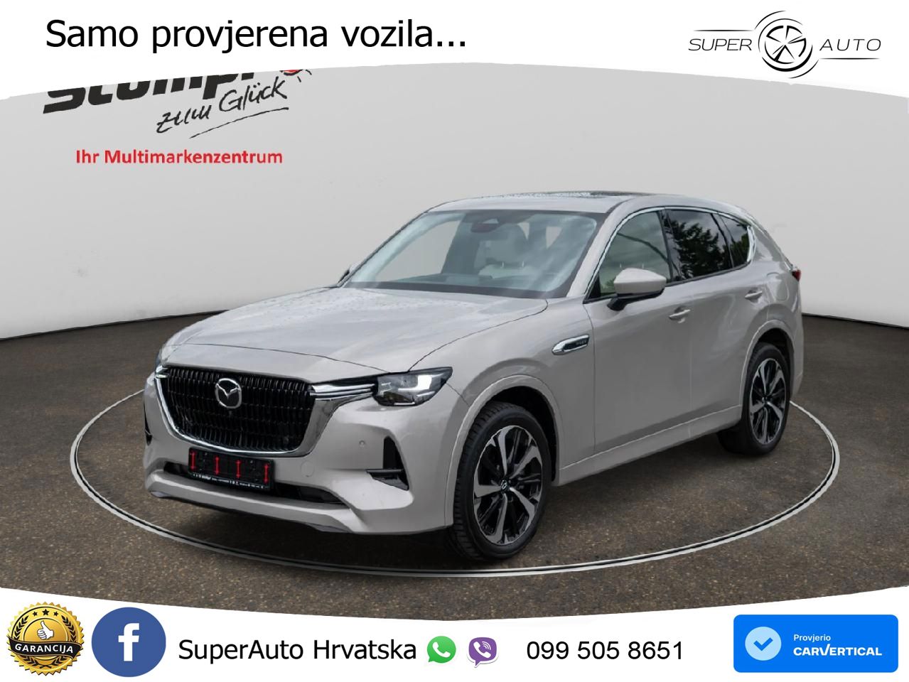 Mazda CX-60 2.5 e-Skyactiv (328 KS) AWD Automatic LED+GR SJED+ACC