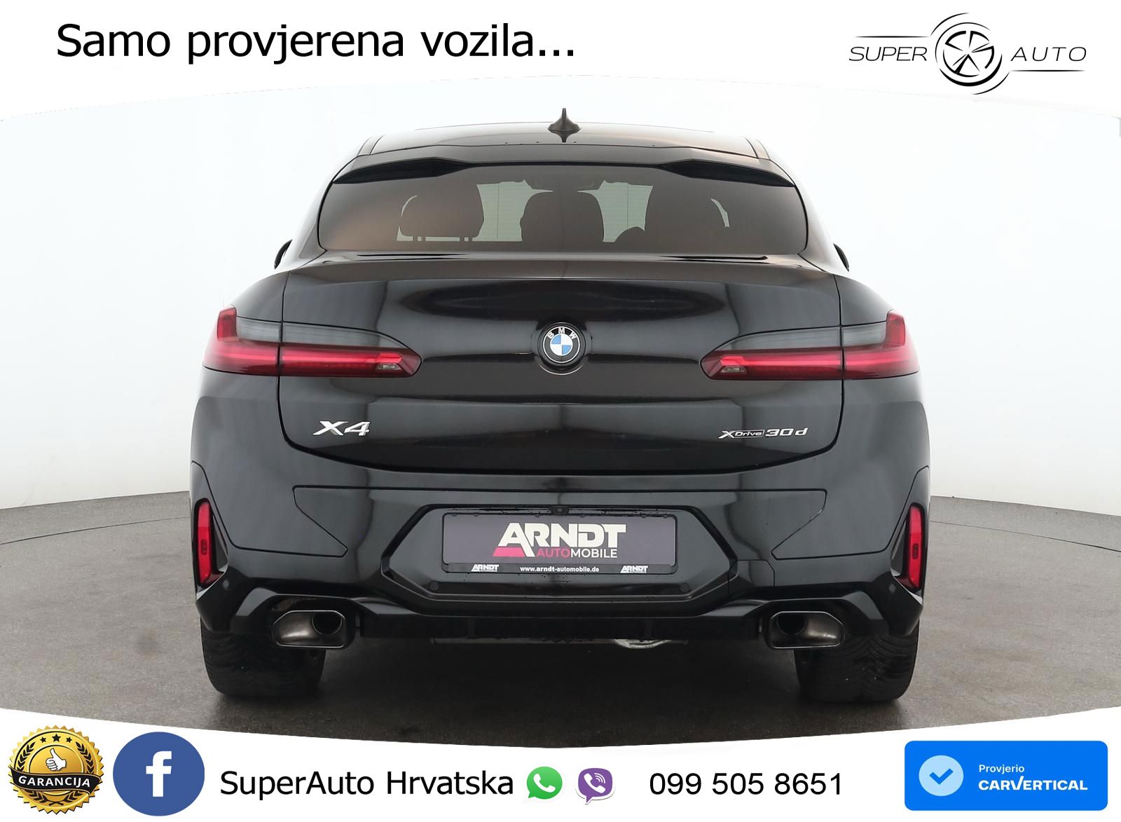 BMW X4 30d (286 KS) xDrive Steptronic M Sport LED+GR SJED+ACC