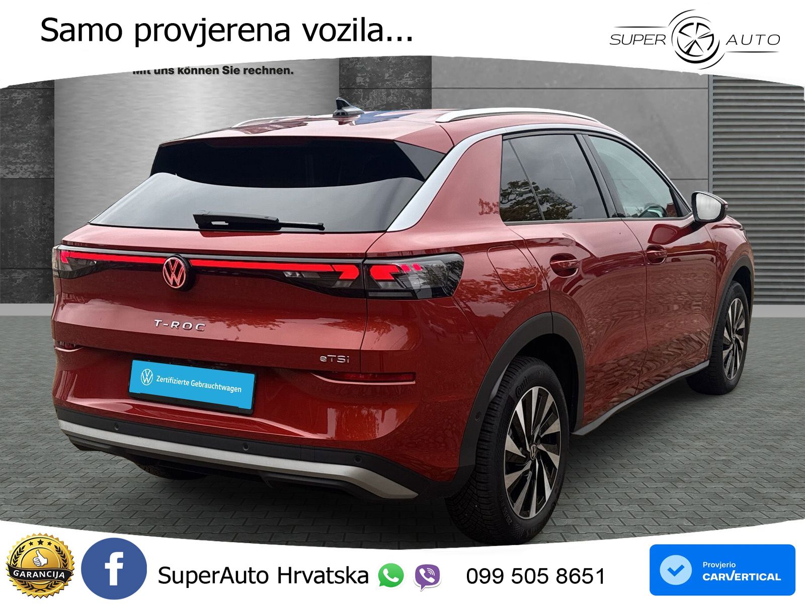 Volkswagen T-Roc 1.5 eTSI (150 KS)  DSG LED+GR SJED+ACC