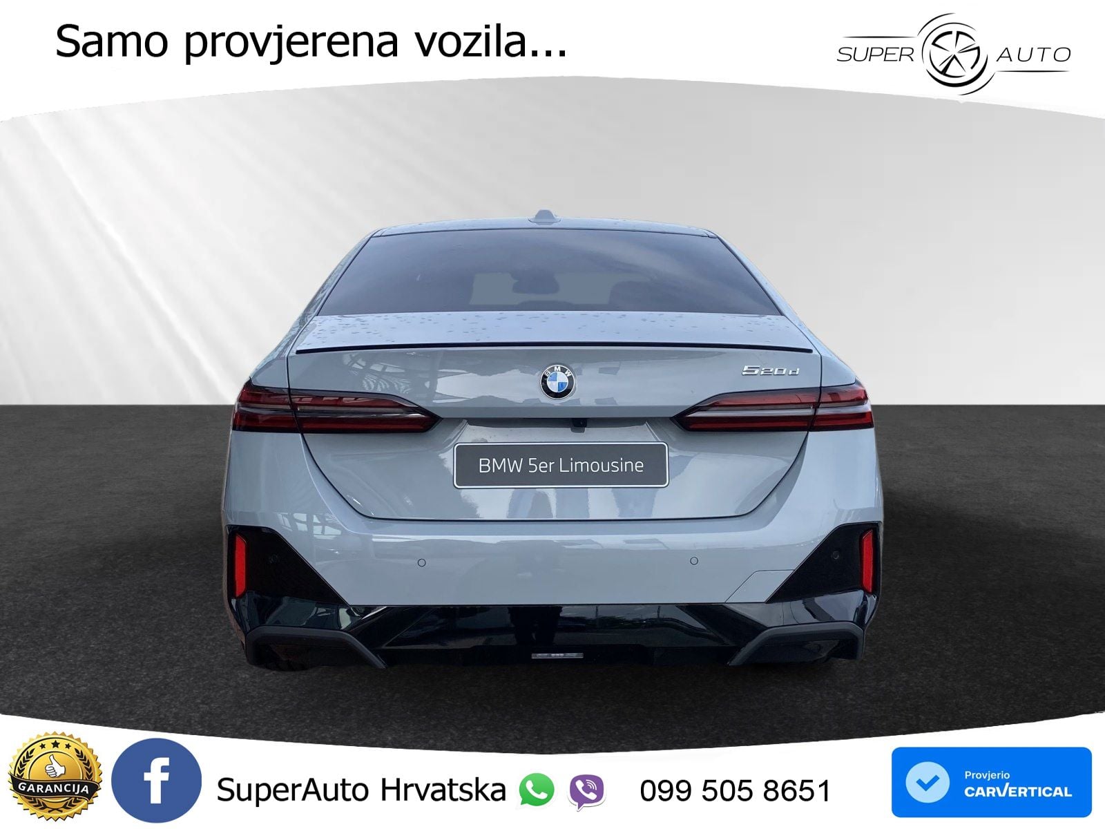 BMW 520d (197 KS) Steptronic M Sport LED+GR SJED+ACC