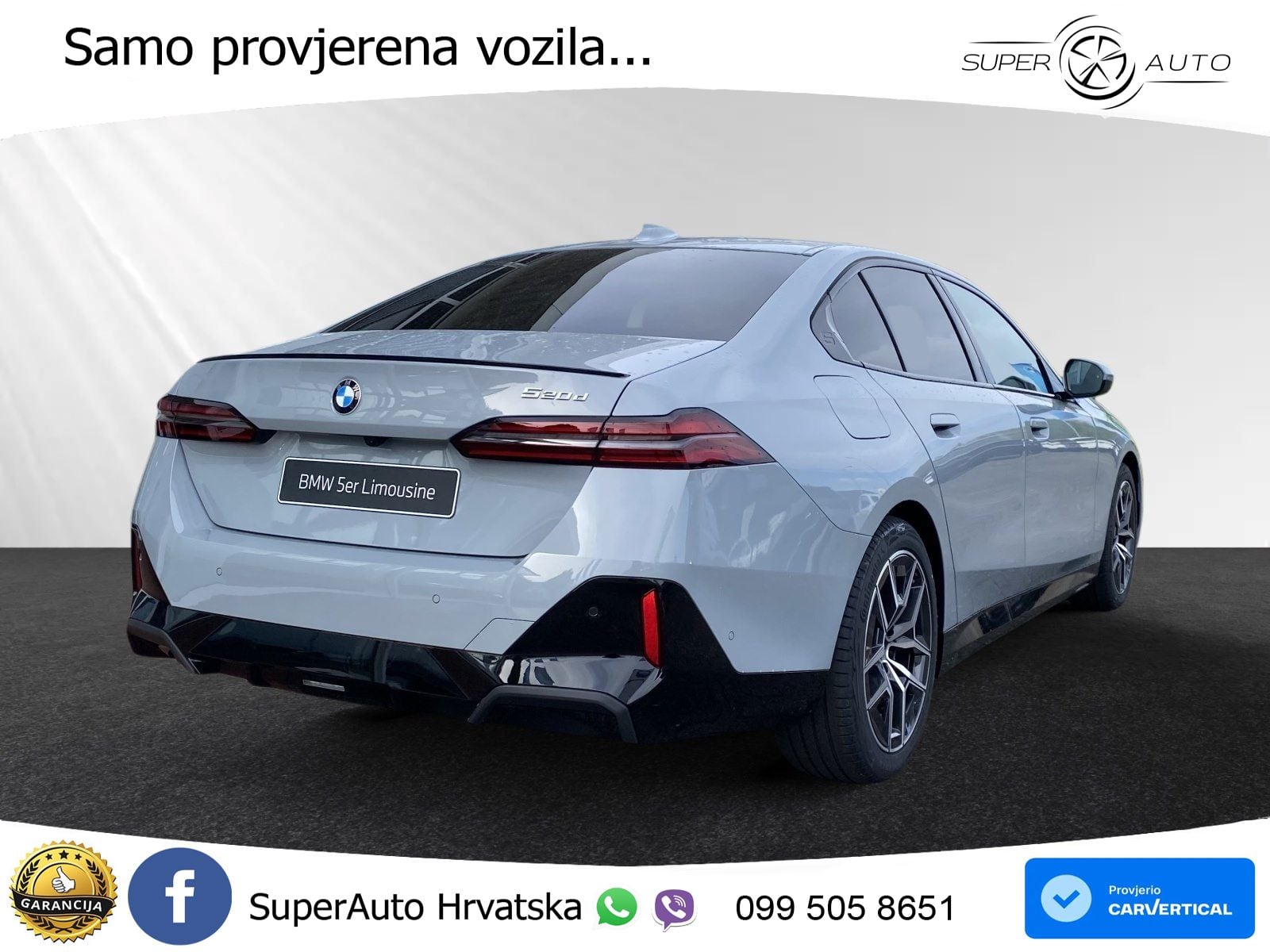 BMW 520d (197 KS) Steptronic M Sport LED+GR SJED+ACC