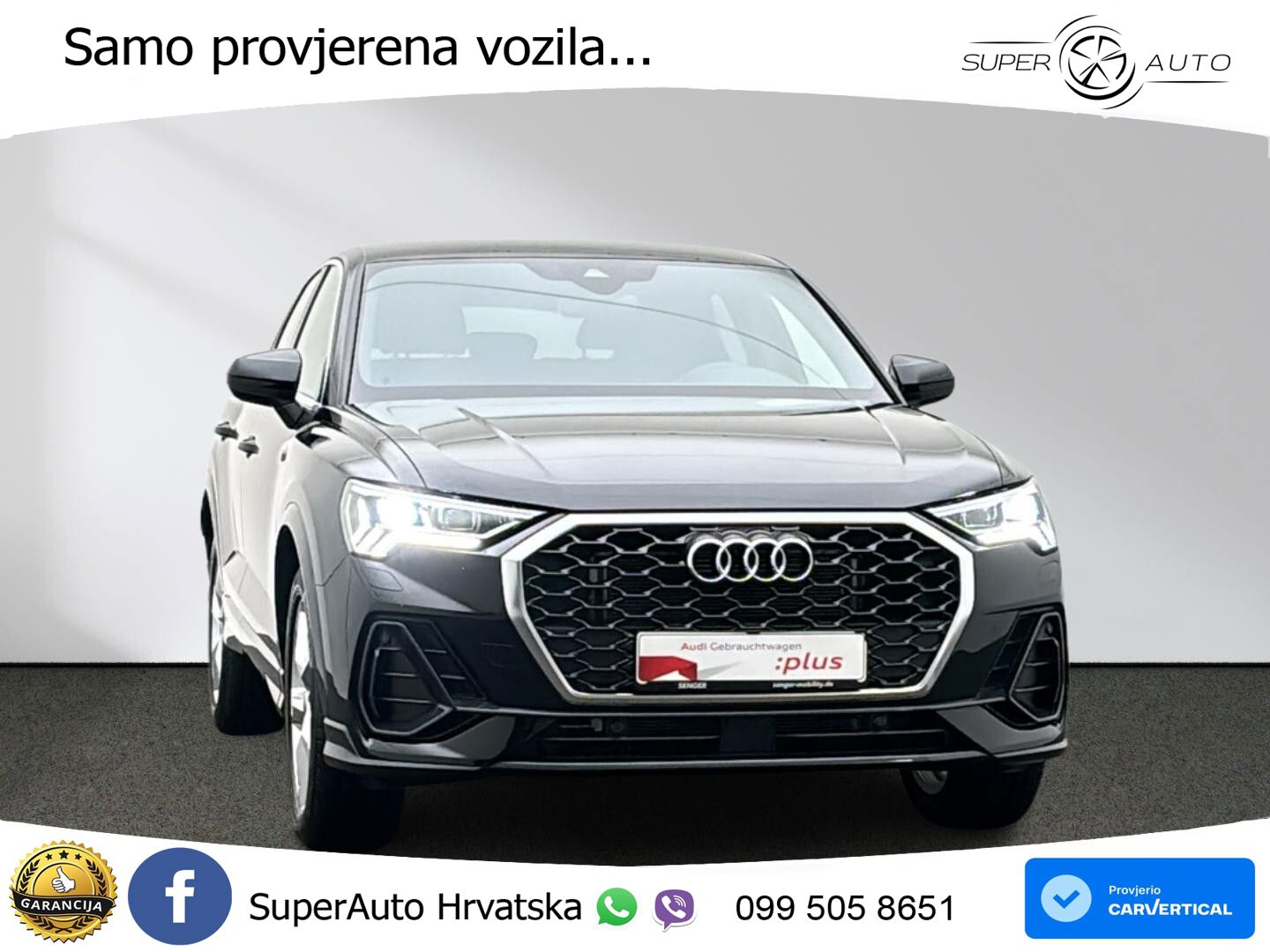 Audi Q3 II Sportback 35 TFSI (150 KS) S tronic MATRIX+GR SJED+KAM