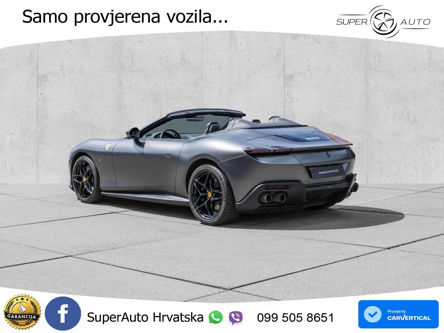 Ferrari Roma Spider 3.9 V8 (620 KS) F1 DCT LED+GR SJED+ACC