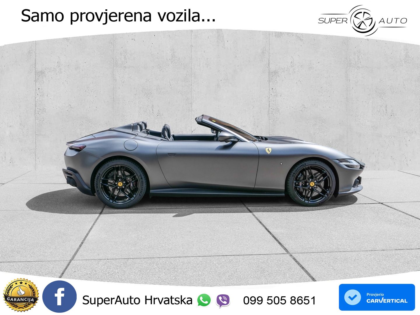 Ferrari Roma Spider 3.9 V8 (620 KS) F1 DCT LED+GR SJED+ACC