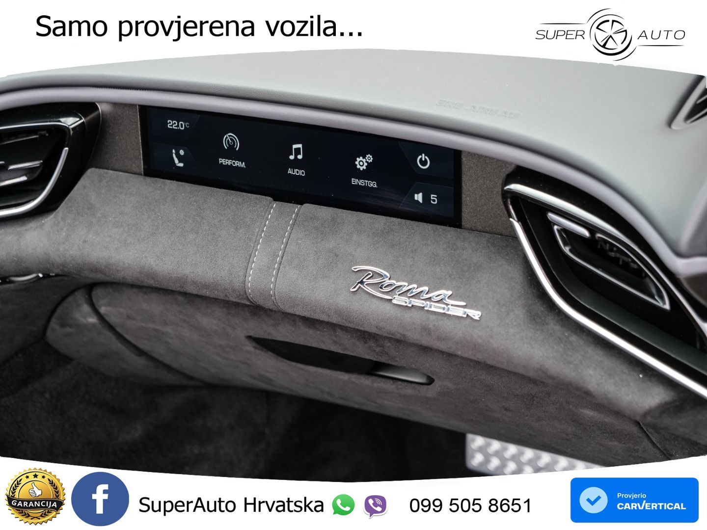 Ferrari Roma Spider 3.9 V8 (620 KS) F1 DCT LED+GR SJED+ACC