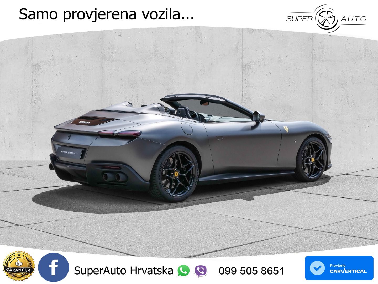Ferrari Roma Spider 3.9 V8 (620 KS) F1 DCT LED+GR SJED+ACC