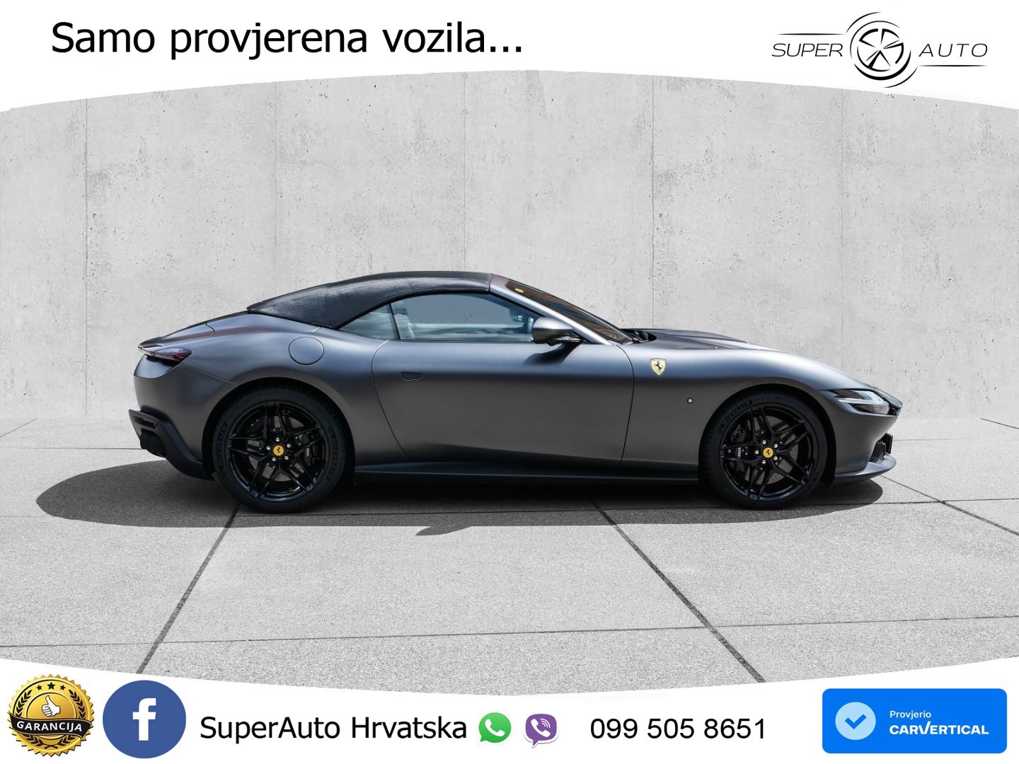 Ferrari Roma Spider 3.9 V8 (620 KS) F1 DCT LED+GR SJED+ACC