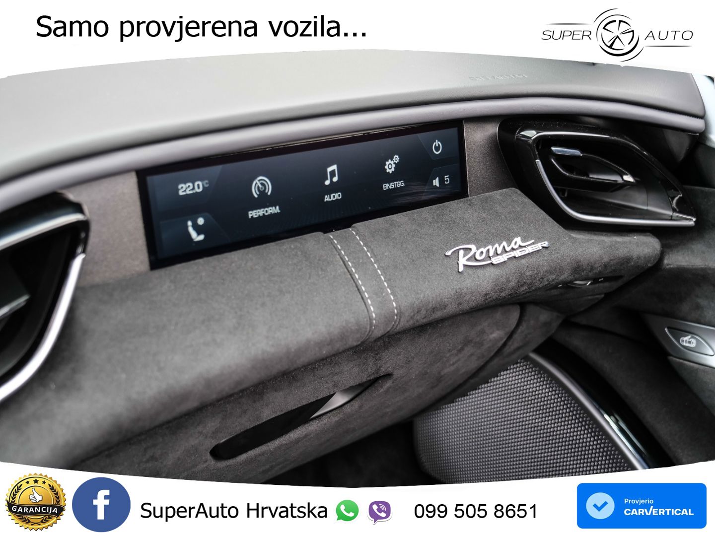 Ferrari Roma Spider 3.9 V8 (620 KS) F1 DCT LED+GR SJED+ACC