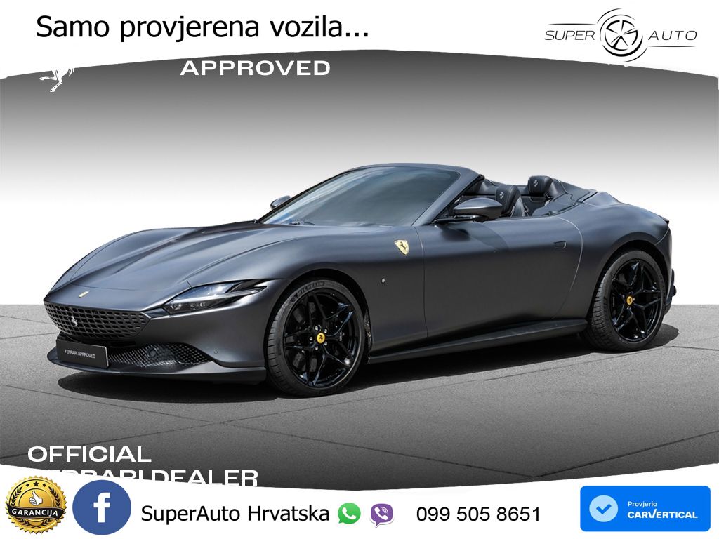 Ferrari Roma Spider 3.9 V8 (620 KS) F1 DCT LED+GR SJED+ACC