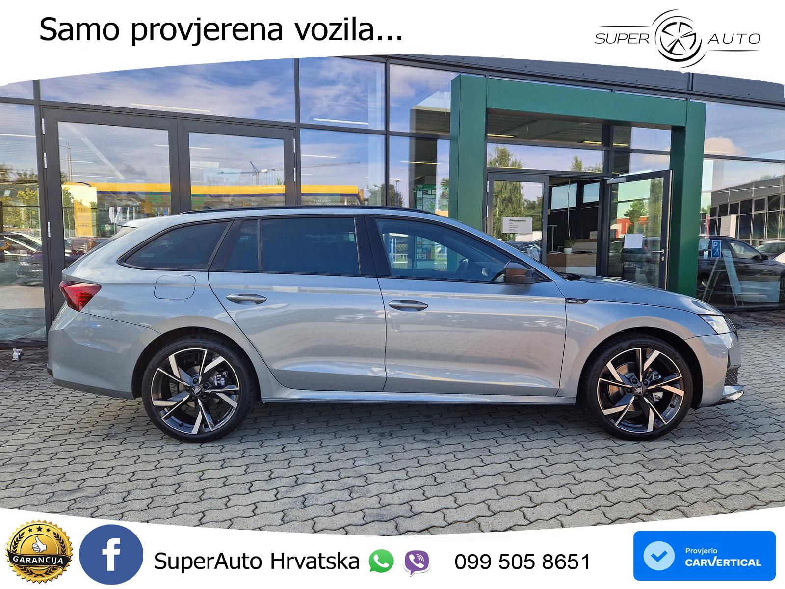 Škoda Octavia Combi 2.0 TSI (204 KS) 4x4 DSG LED+GR SJED+ACC