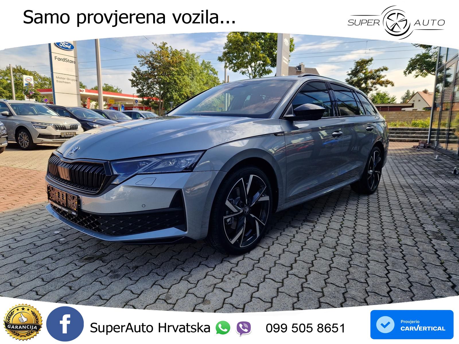 Škoda Octavia Combi 2.0 TSI (204 KS) 4x4 DSG LED+GR SJED+ACC