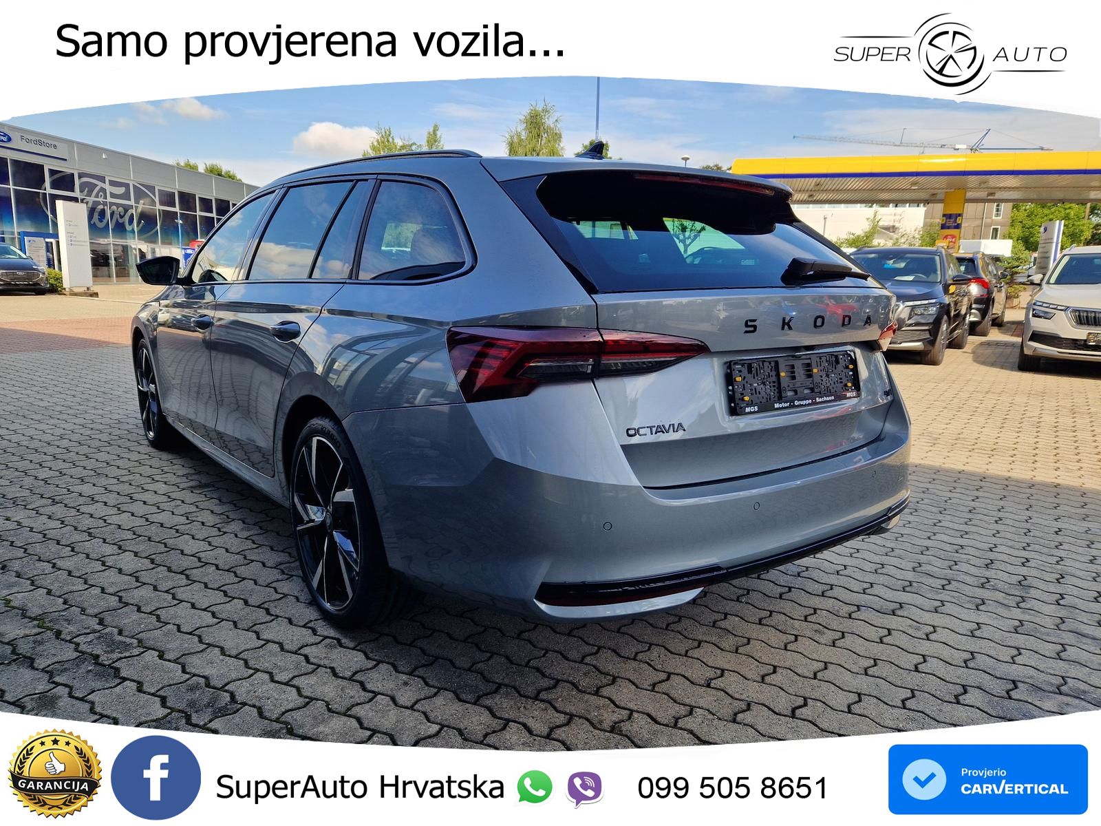 Škoda Octavia Combi 2.0 TSI (204 KS) 4x4 DSG LED+GR SJED+ACC
