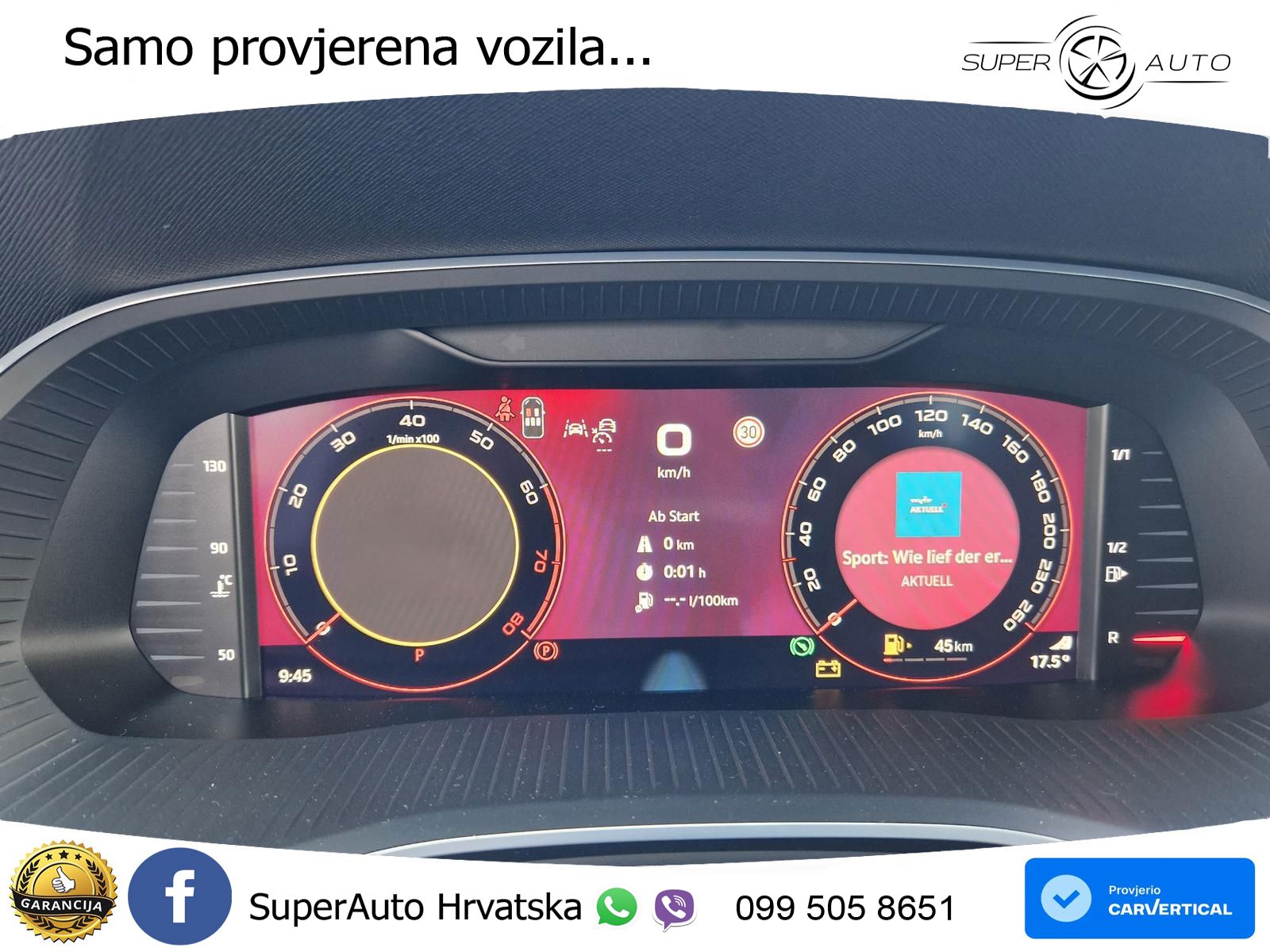 Škoda Octavia Combi 2.0 TSI (204 KS) 4x4 DSG LED+GR SJED+ACC